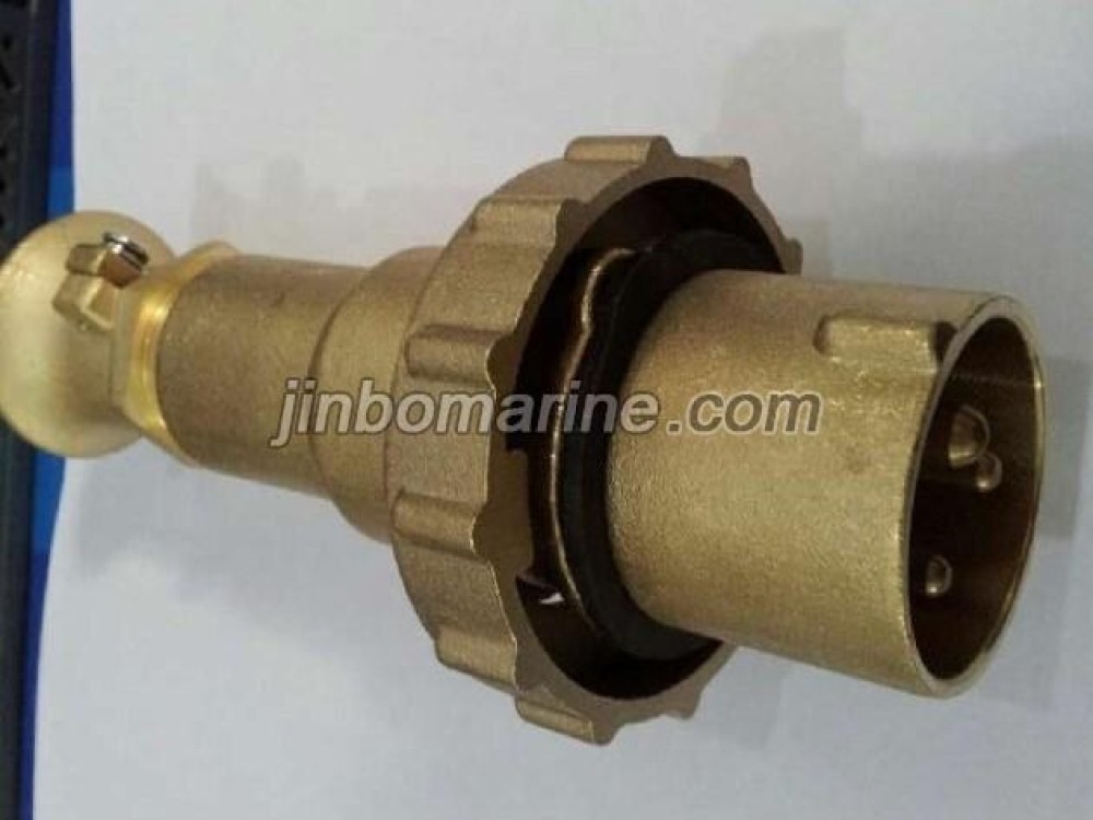 Marine Brass High-Current Water-tight Plug CTS2-2/14 - Image 1