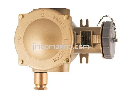 Marine Brass High-Current Water-tight Socket CTS3-2/115