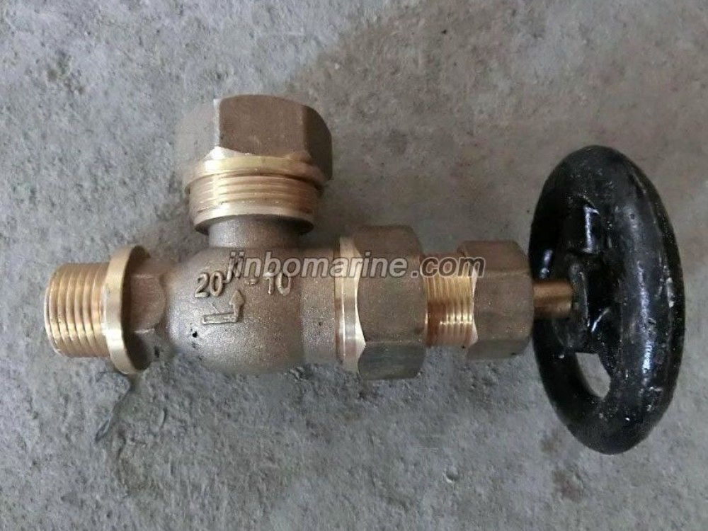 Marine Bronze Angle Valve JIS F7389 20K - Image 1