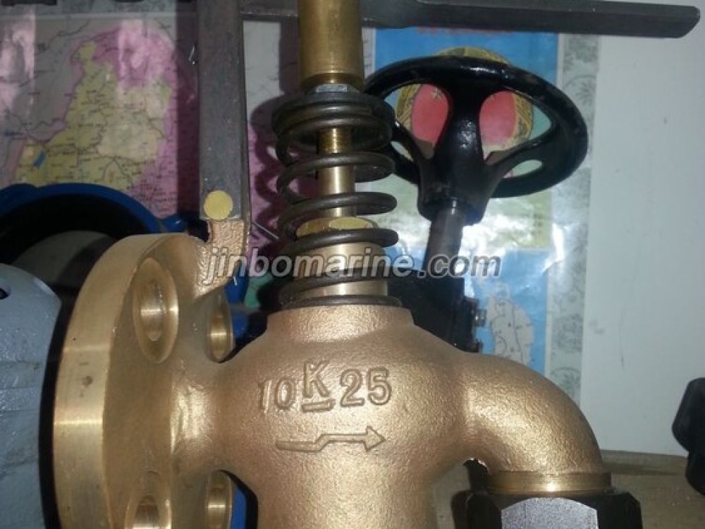 Marine Bronze Fuel Oil Tank Self-Closing Drain Valve JIS F7398U 10K - Image 1