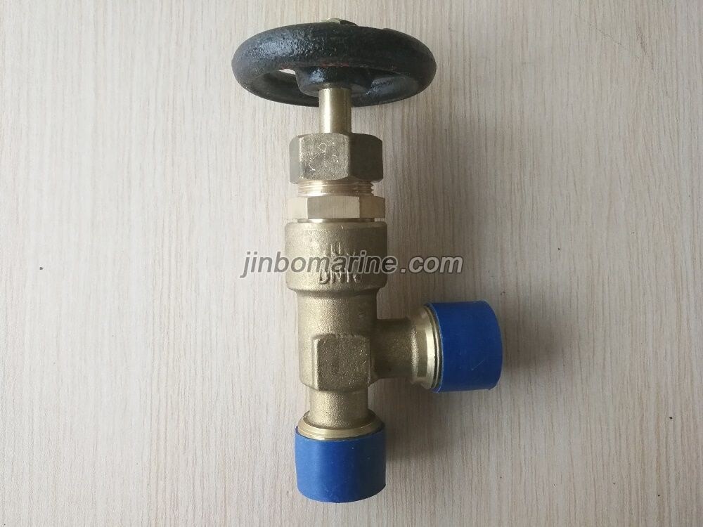Marine Bronze Male Thread Angle Stop Valve GB595-83 Type B - Image 1