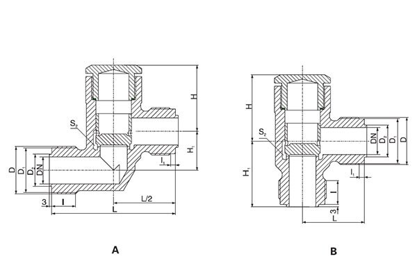 Marine Bronze Male Thread Check Valve GB597-83