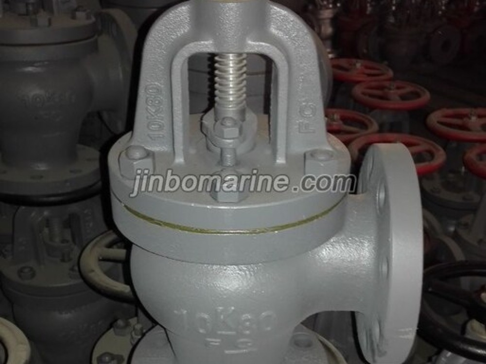 Marine Cast Iron Angle Valve JIS F7308 10K - Image 1