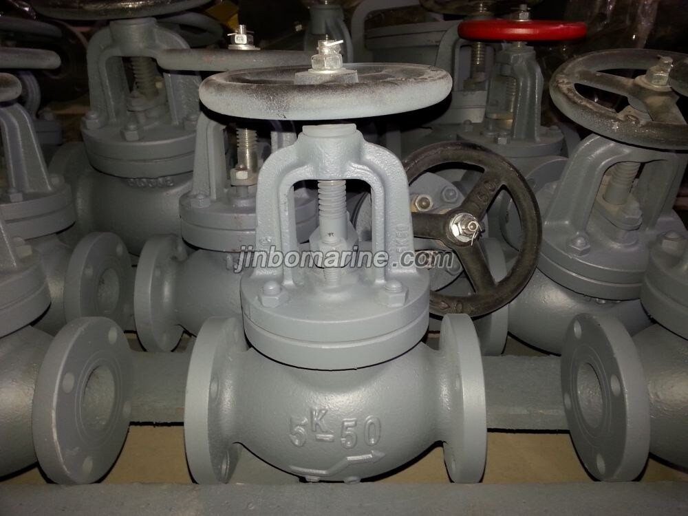 Marine Cast Iron Globe Valve JIS F7305 5K - Image 1