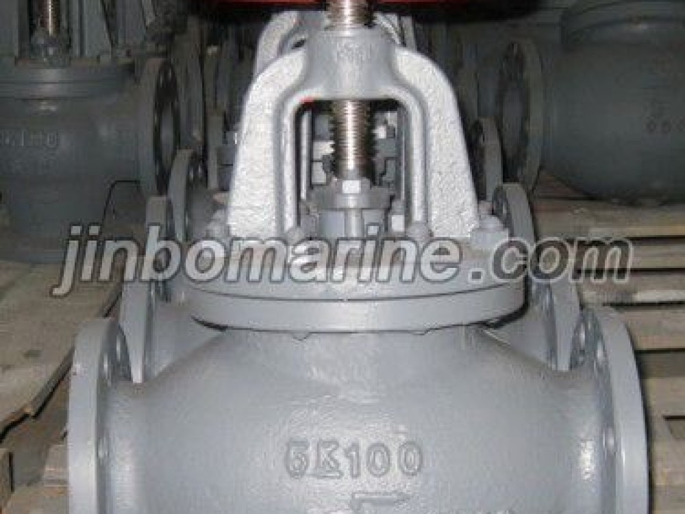 Marine Cast Steel Screw Down Check Globe Valve JIS F7311C 5K - Image 1