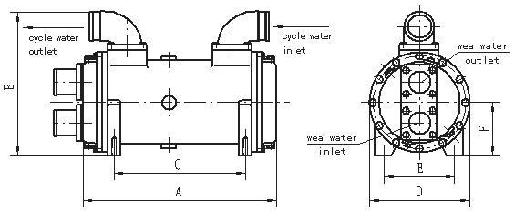 Marine K450-N350 Heat Exchanger