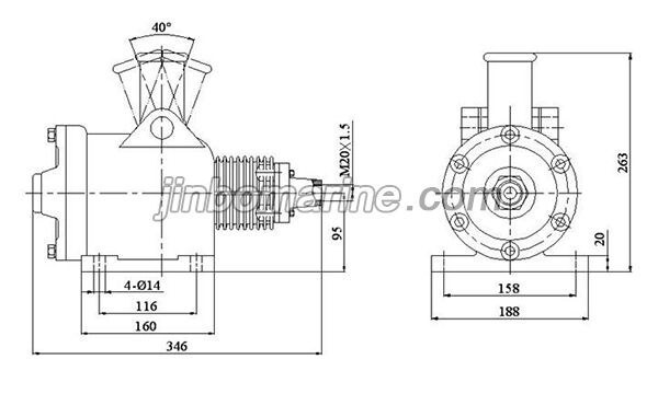 Marine Manually Operated Portable Emergency Hand Operated Air Compressor