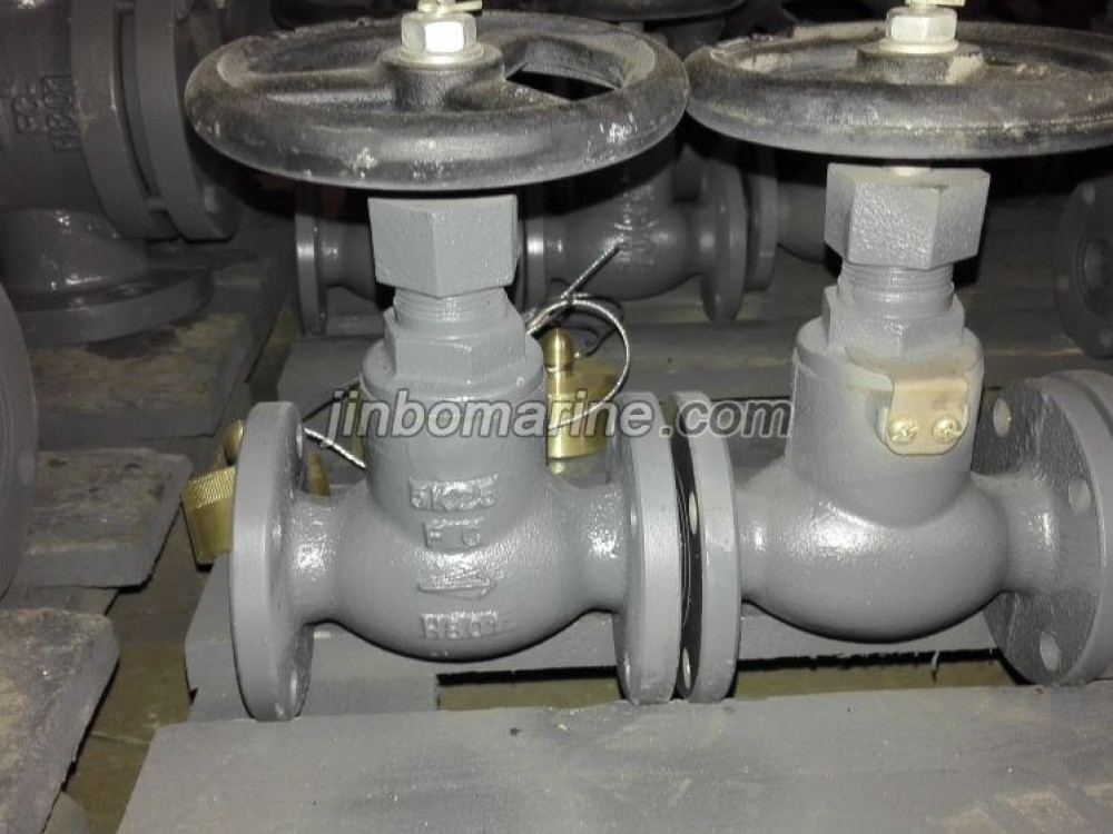 Marine Nodular Iron Globe Valve JIS F7321 5K - Image 1