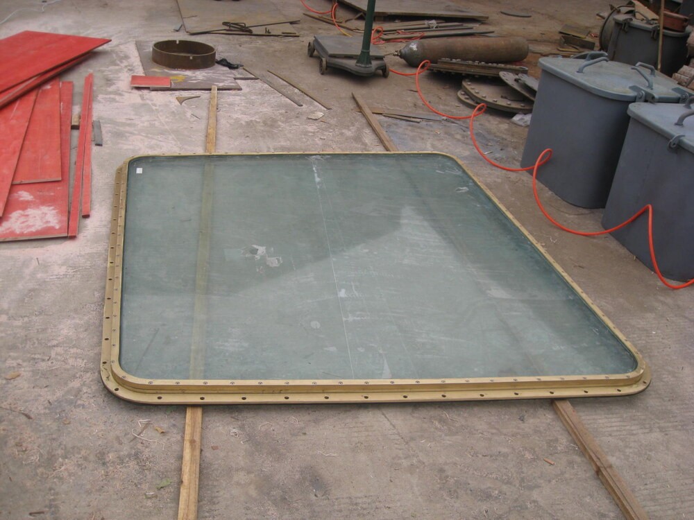 Marine Ordinary Copper Fixed Rectangular Window - Image 1