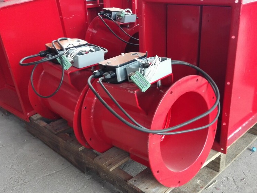 Marine Round Electric Fire Damper