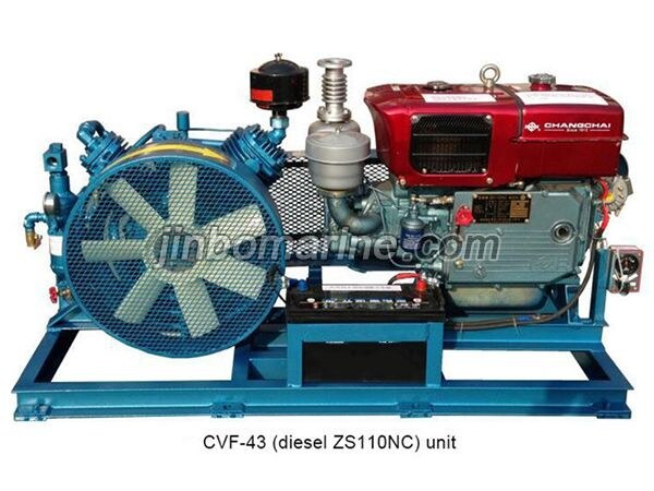 CCS Approved Marine Starting Air Compressor CVF-43