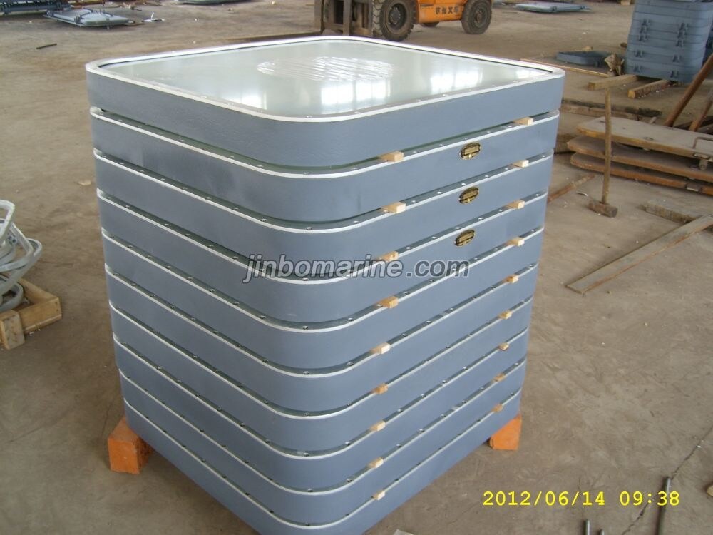 Marine Steel Fixed Rectangular Window for Wheelhouse - Image 1