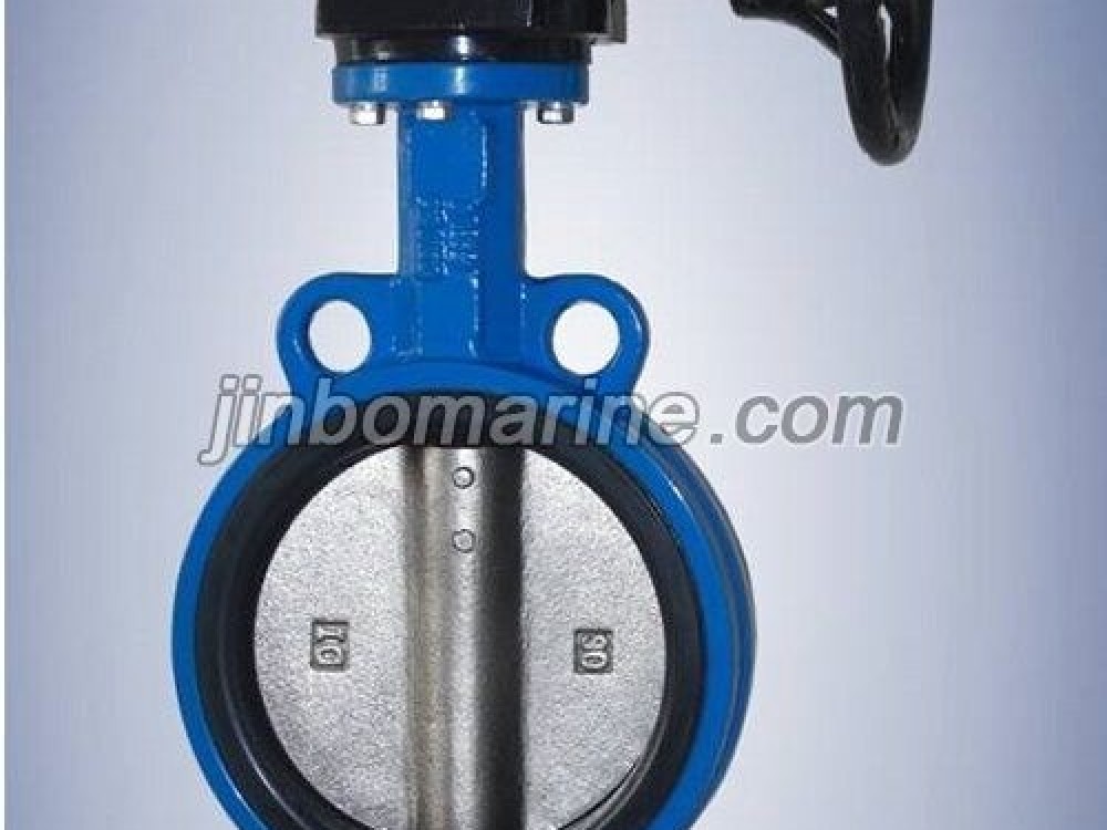 Marine Wafer Butterfly Valve with Worm Gear JIS F7480