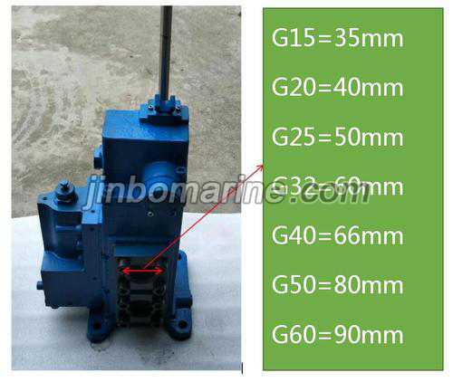 Marine manual reversing proportional speed regulating compound valve CSBF