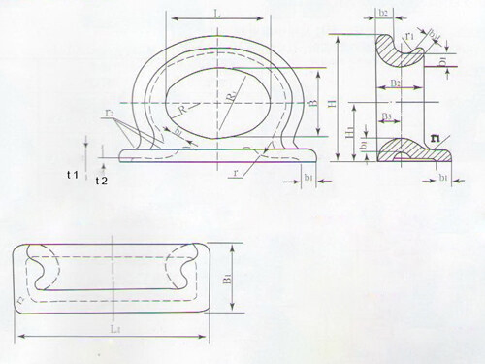 CB34-76 C Type Mooring Chock - Image 3