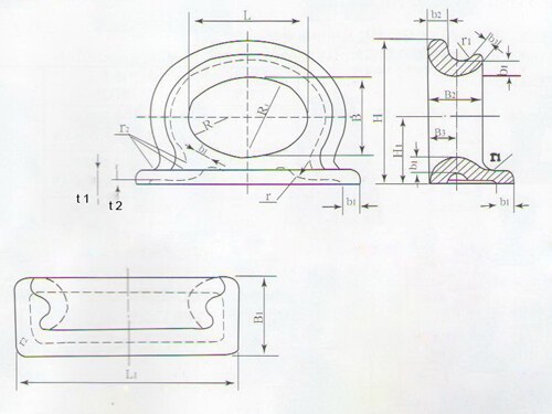 CB34-76 C Type Mooring Chock