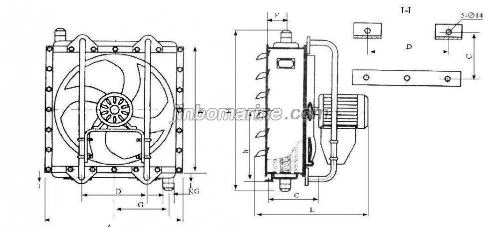 NCBH Marine Explosion Proof Heater Air Fan