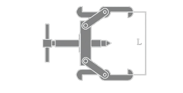 Non-Sparking 2 leg Gear Puller
