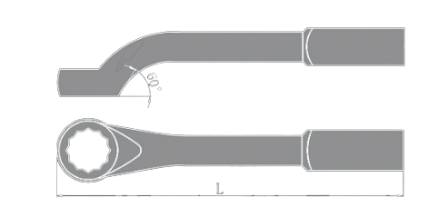 Non-Sparking American Type Off Slogging Box Wrench