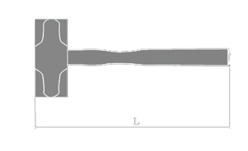 Non-Sparking Sledge Hammer