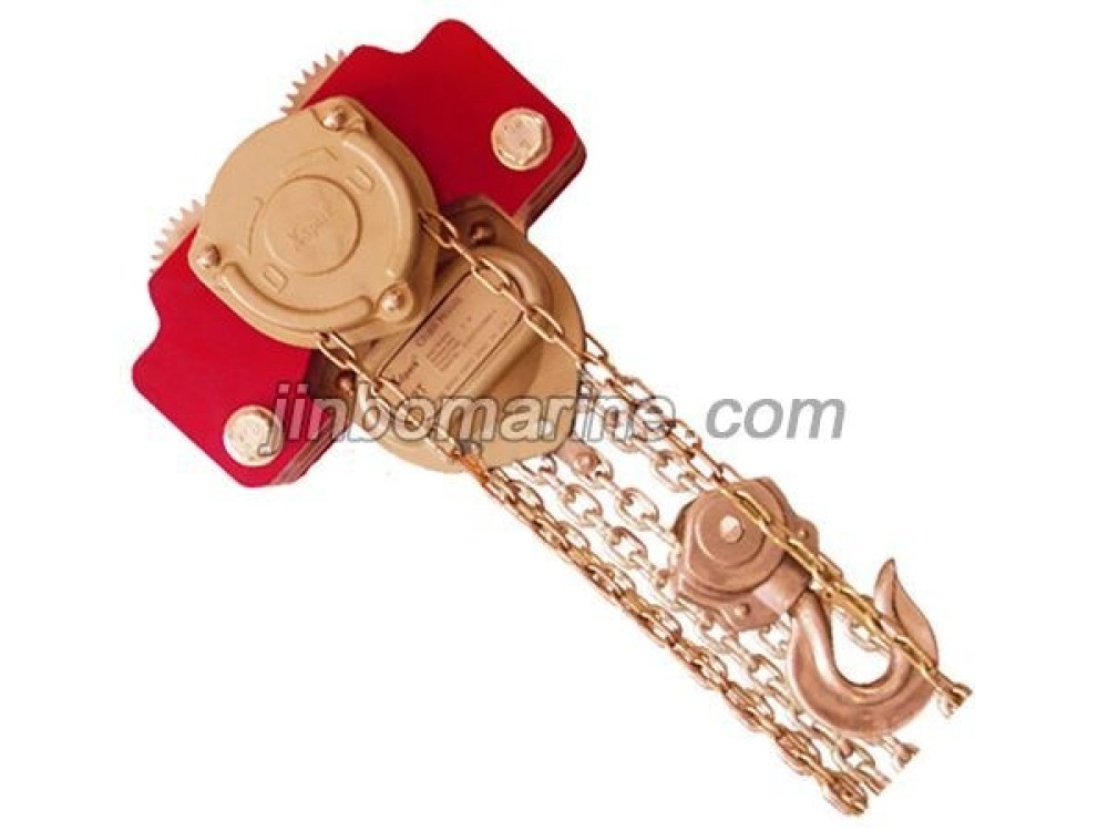 Non-Sparking Chain Hoist With Trolley - Image 2