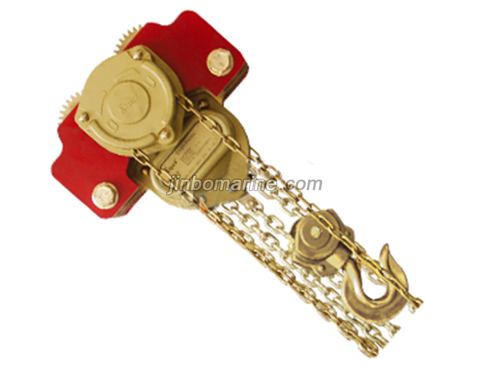 Non-Sparking 3 Tons Chain Hoist With Trolley - Image 1
