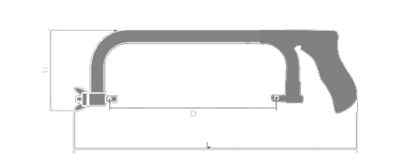 Non-Sparking Hacksaw Frame