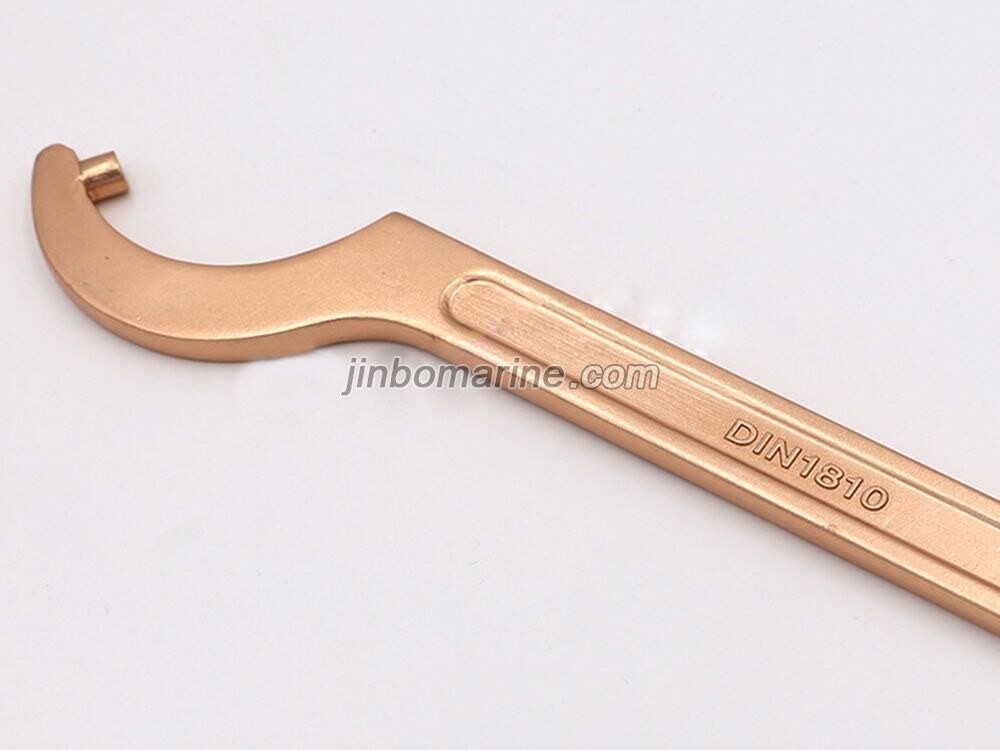 Non-Sparking Hook Wrench With Pin - Image 2