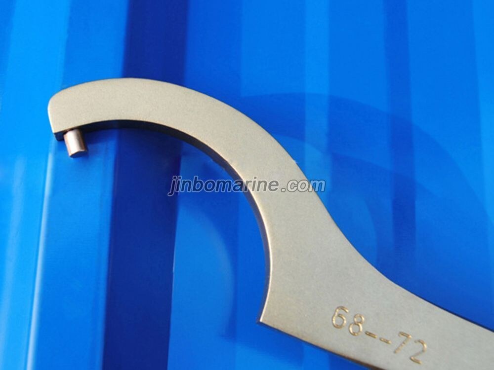 Non-Sparking Hook Wrench With Pin