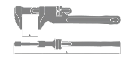 Non-Sparking Monkey Type Adjustable Wrench