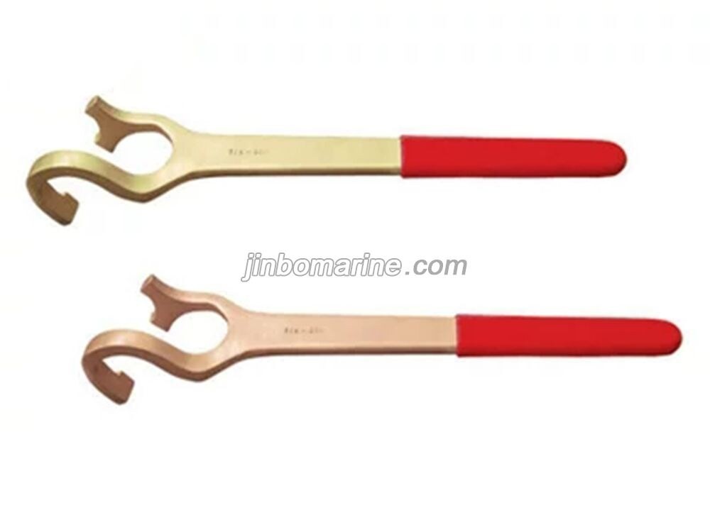 Non-Sparking Paws Type Valve Spanner With Flat Handle - Image 1