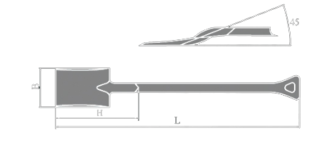 Non-Sparking Shovel Square