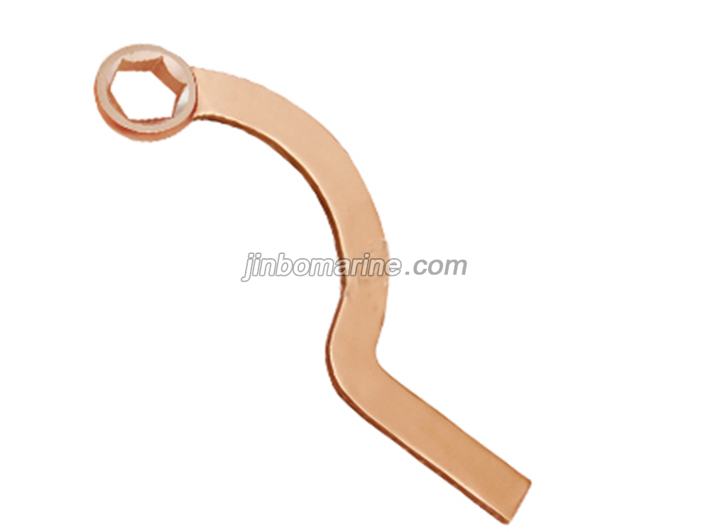 Non-Sparking Single Bent Hex Box Wrench - Image 1