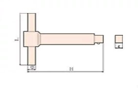Non-Sparking Sliding T Type Wrench
