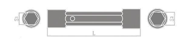 Non-Sparking Socket With Double End