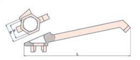 Non-spark Beryllium bronze alloy Aluminum bronze alloy Multipurpose Bung Wrench