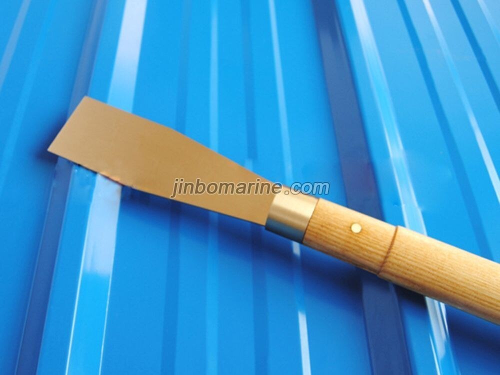 Non-sparking Long Wooden Handle Scraper