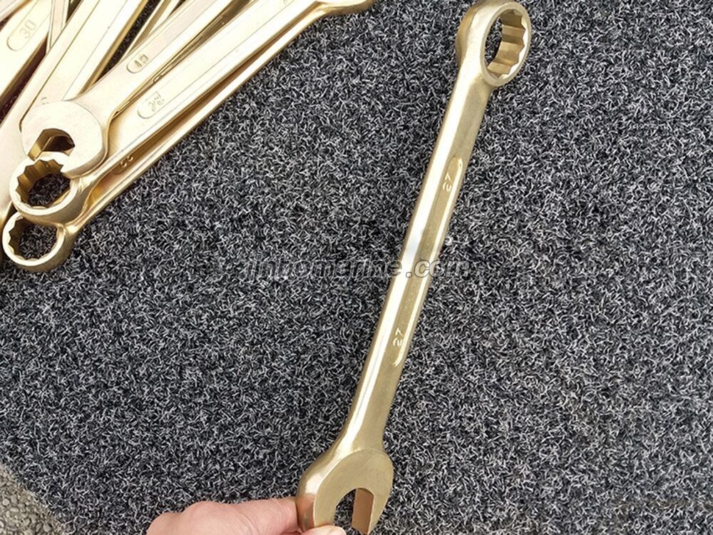 Non-sparking Open and 12 Point Box Combination Wrench