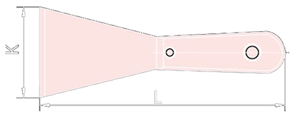 Non-sparking Wooden Handle Putty Knife