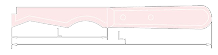 Non-sparking Wooden Handle Wire Stripping and Scraping Knife