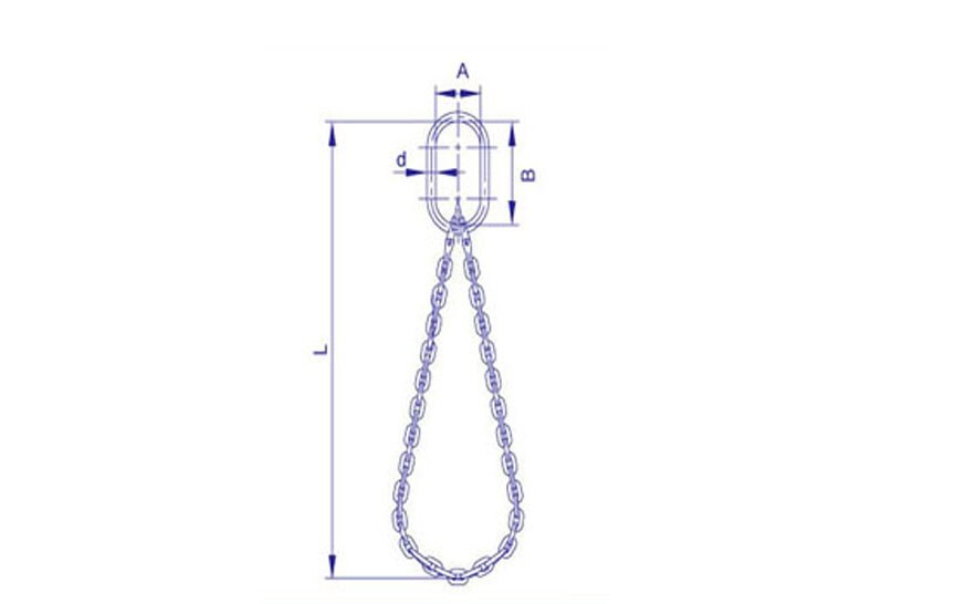 One Leg Chocker Chain Sling