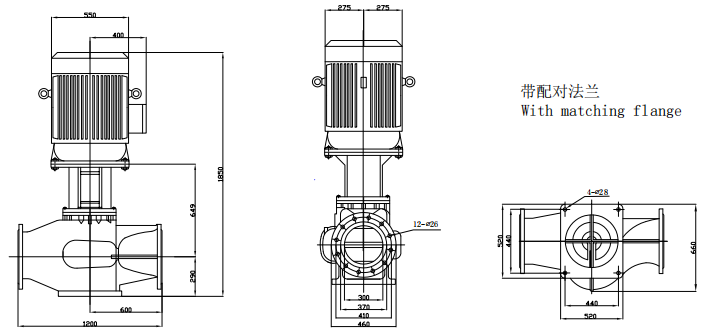PVHB350-20 Marine Vertical Centrifugal Ballast Water Pump
