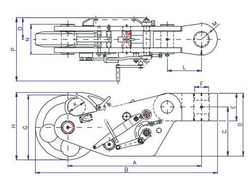 Pneumatic Control Disc type Towing Hook
