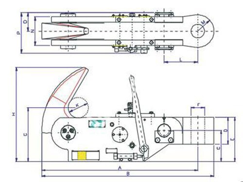 Pneumatic Control Harbour Type Towing Hook