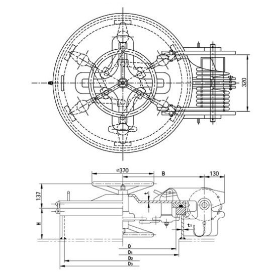 Round Steel Watertight Hatch Cover