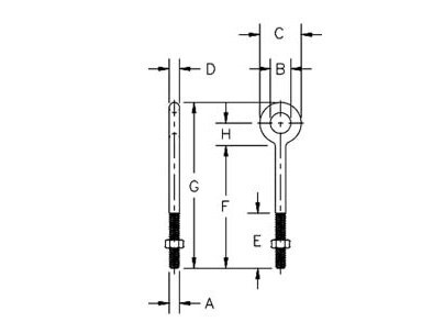 RE Gular Nut Eye Bolt G-290, SS304 OR SS316
