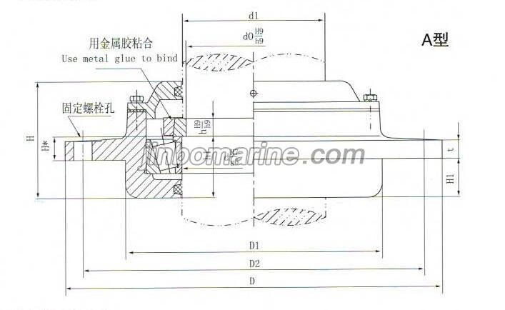 Roller upper rudder carrier CB 789-87