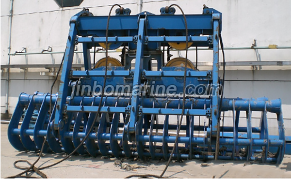 Rope Type Rack Cleaner Rectangular Grab Bucket