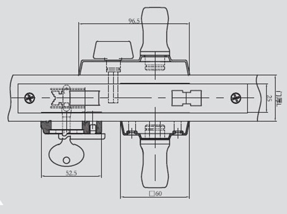 S5600 Marine Fireproof Door Lock