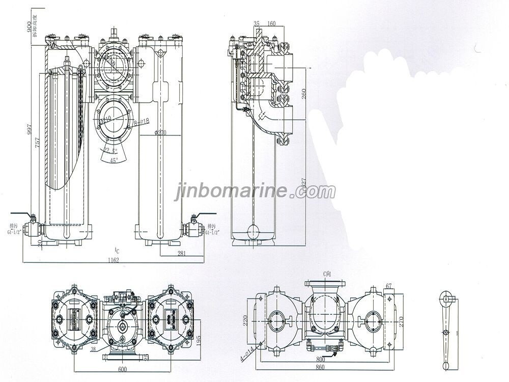 SBL125-0679 Lubricant Duplex Filter - Image 1
